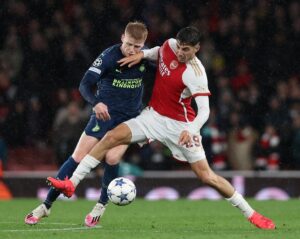 Soi kèo Arsenal PSV Eindhoven