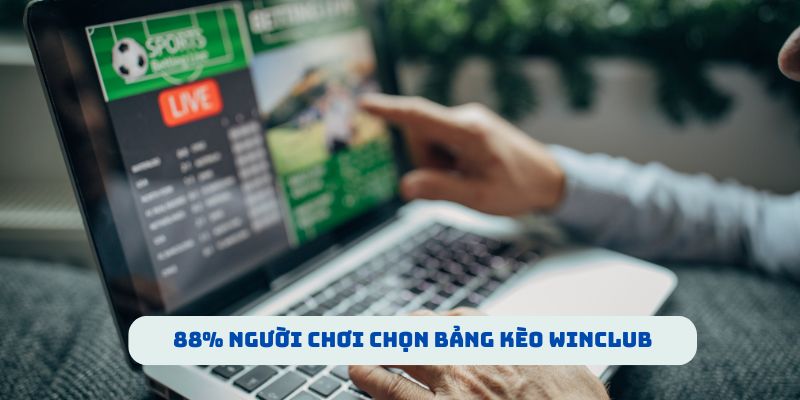 Nhà Cái WINCLUB – Tỷ Lệ Kèo Cao Chót Vót, Thắng Lớn Cực Dễ! 88% người chơi chọn bảng kèo WINCLUB