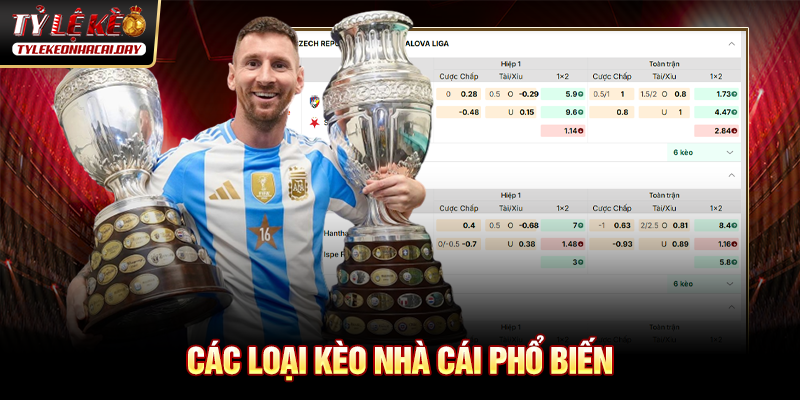 Các loại Kèo Nhà Cái phổ biến